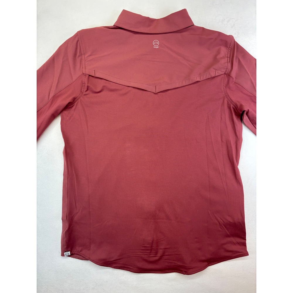 Wrangler ATG X All Terrain Gear Shirt Women's Medium‎ Button Western Mauve New - Picture 5 of 12
